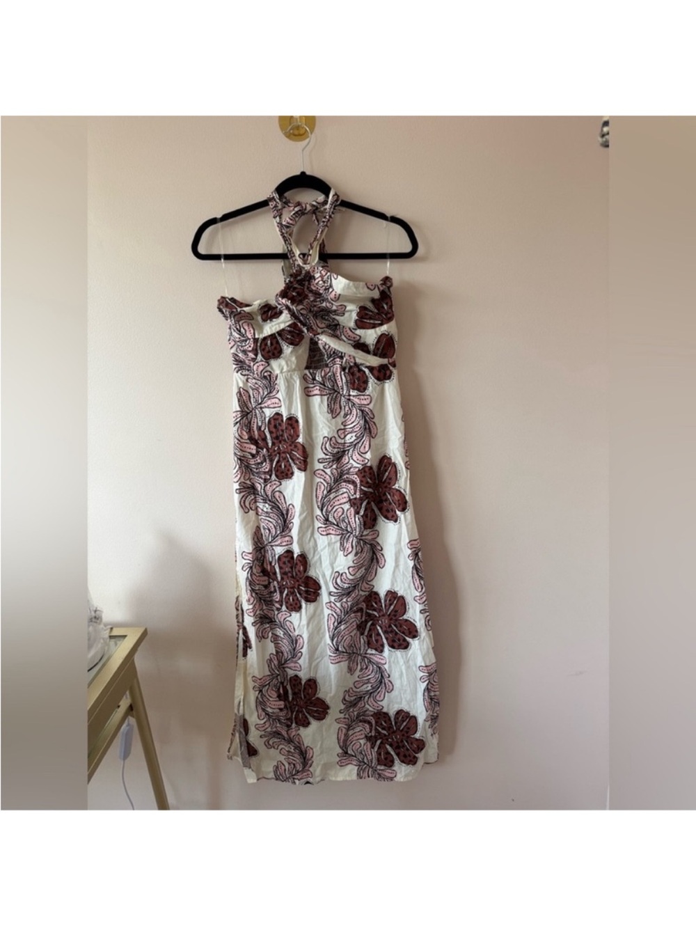 Tennis Floral Print Women's Dress 100% cotton